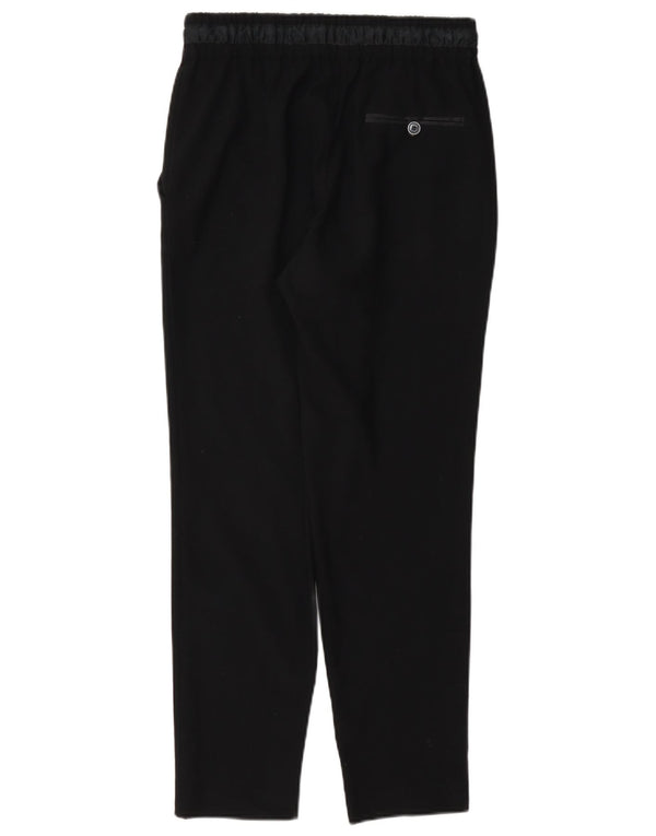 Zara Kvinders tilspidsede Casual Bukser XS W24 L27 Sort