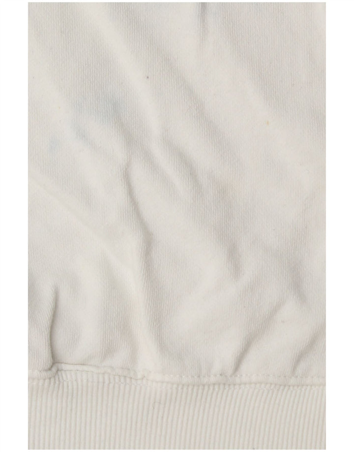 Tommy Hilfiger Herre Grafisk Sweatshirt Jumper Lille Hvid Bomuld