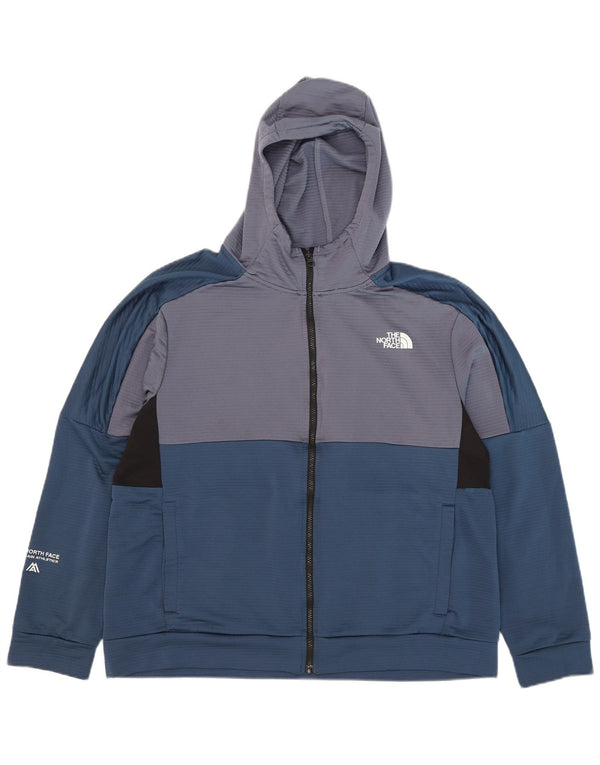 A North Face férfi cipzáras kapucnis pulóver XL kék színû poliészter