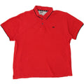 DKNY Mens Polo Shirt Large Red Cotton Vintage Dkny and Second-Hand Dkny from Messina Hembry 