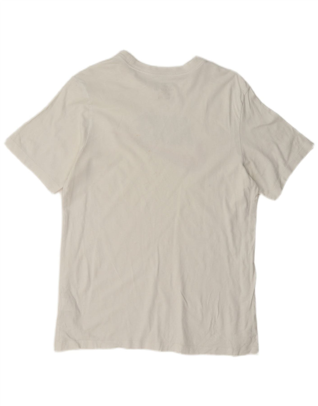 Nike Mens Graphic T-Shirt Top Medium White Cotton