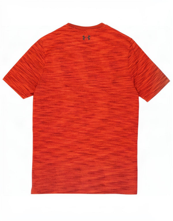 Camiseta Under Armour Hombre Top Medium Naranja Moteado