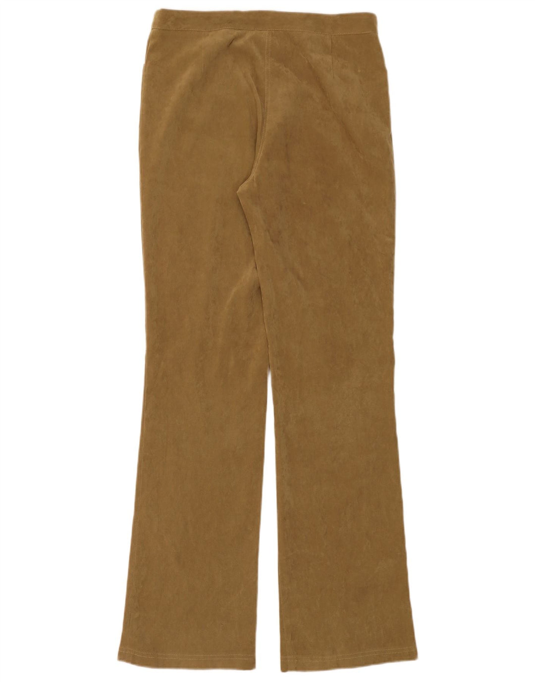 A WEAR Womens Bootcut Casual Trousers UK 14 Medium W30 L32 Beige Polyester