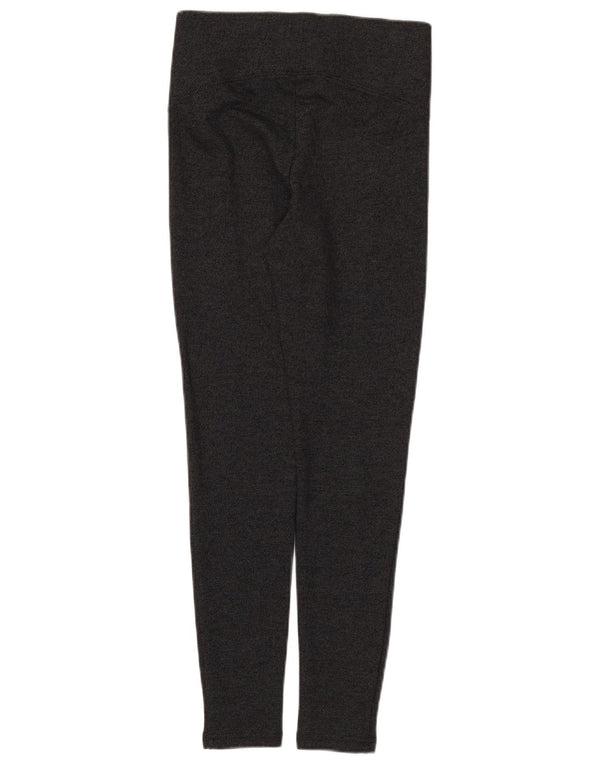 Marks & Spencer Womens Leggings UK 8 Small Black Flecked Viscose