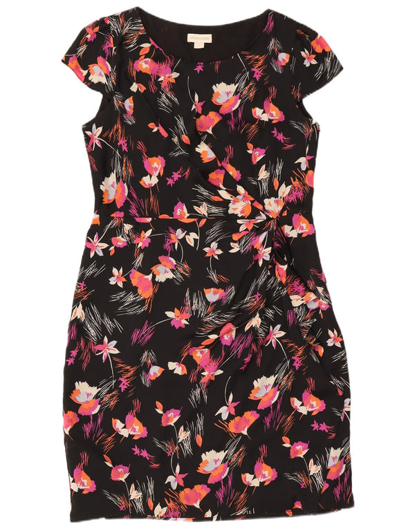 Monsoon Womens Sheath Dress UK 16 Large Multicolored Floral Polyester