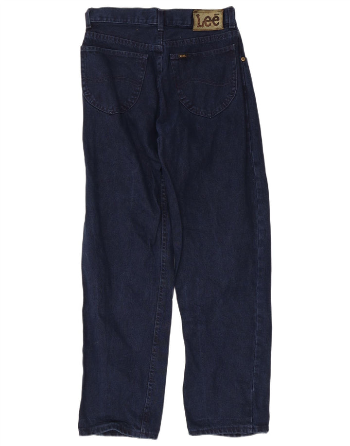 Lee Mens Riders Straight Jeans W30 L30 Navy Blue Cotton
