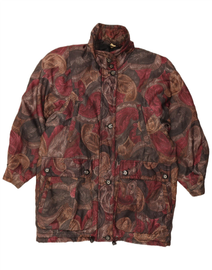 VINTAGE Manteau coupe-vent femme EU 36/38 Petit Paisley multicolore