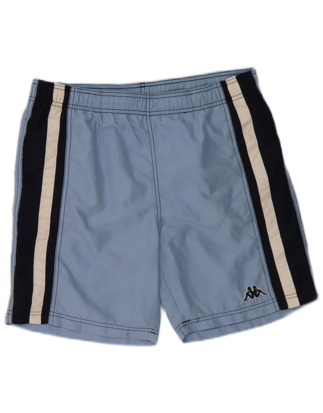 KAPPA Mens Swimming Shorts Medium Blue Colourblock Polyester