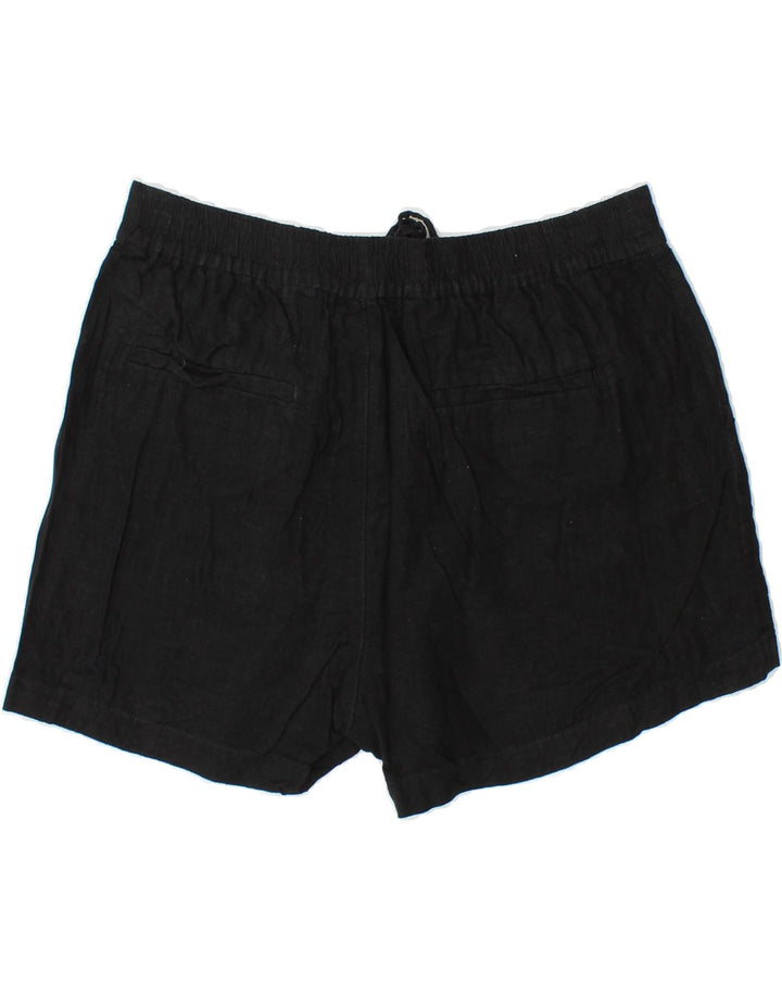 J. CREW Womens Chino Shorts Small W30 Black Linen Vintage J. Crew and Second-Hand J. Crew from Messina Hembry 