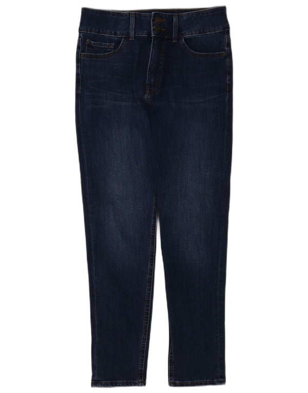 Marks & Spencer Damskie Sculpt Slim Jeans UK 10 Small W28 L26 Granatowe