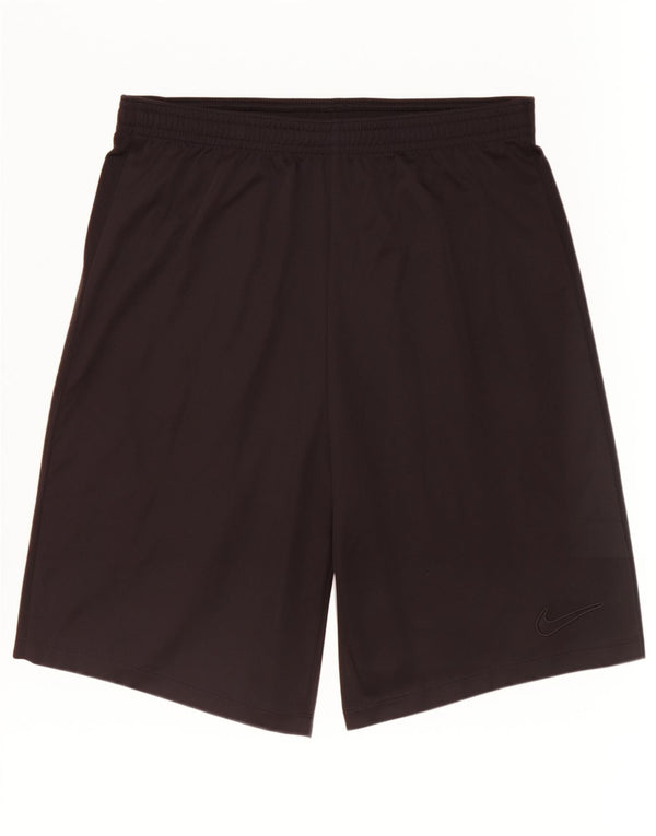 Shorts esportivos Nike Boys Dri Fit 13-14 anos XL preto poliéster