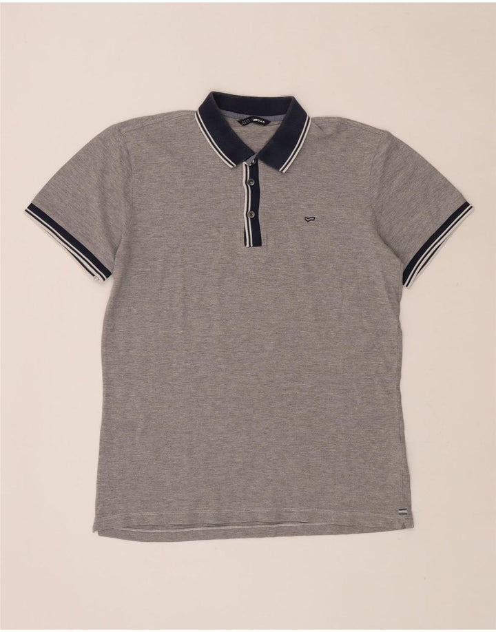 GAS Mens Polo Shirt Medium Grey