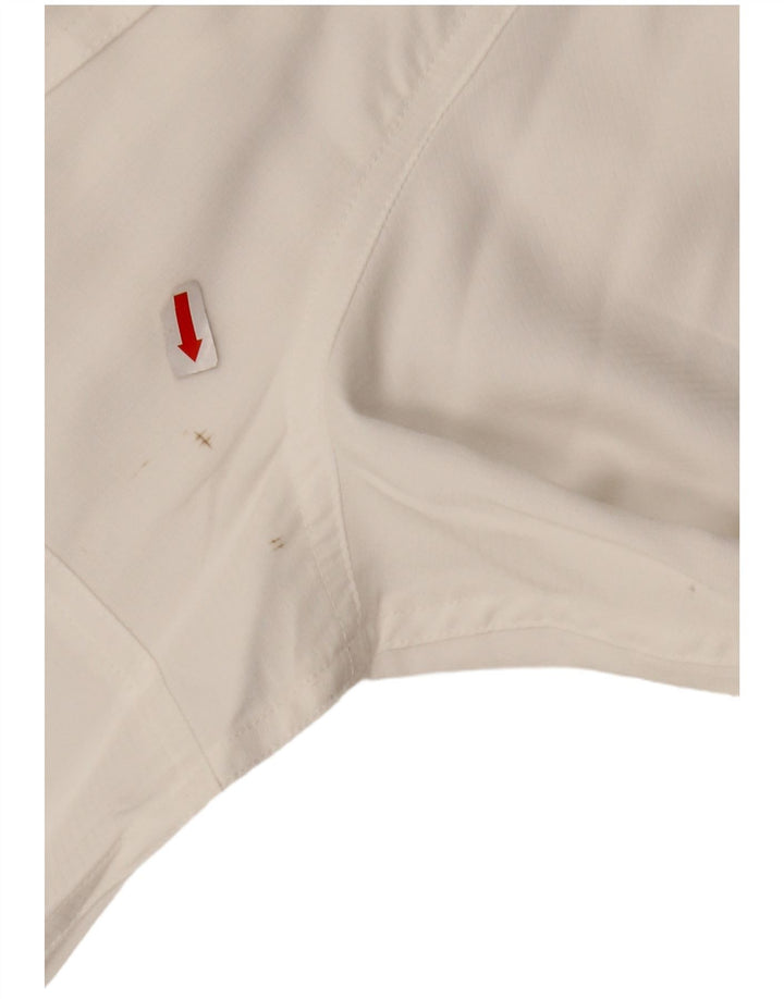 Cămașă cu mânecă scurtă pentru bărbați EDDIE BAUER, poliester alb XL