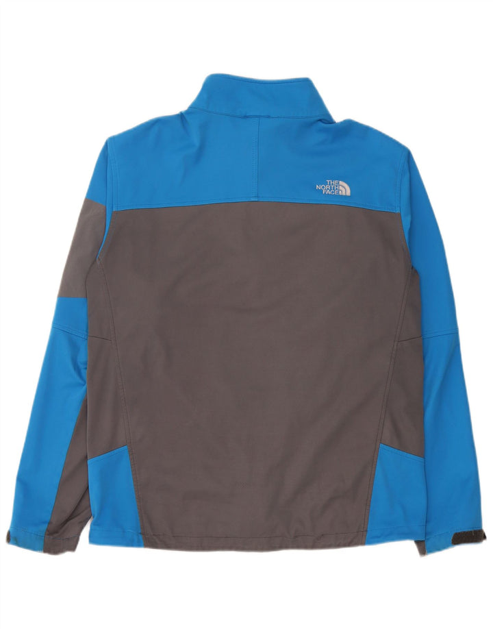 Giacca da tuta da uomo The North Face in poliestere color block blu medio