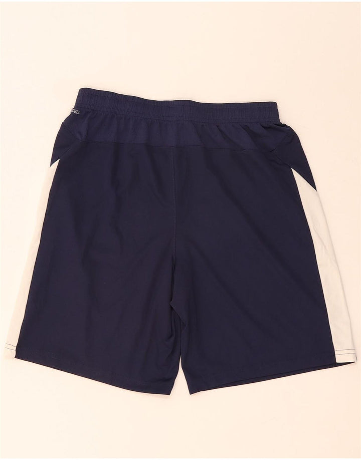 Puma Mens Sport Shorts Small  Navy Blue Colourblock