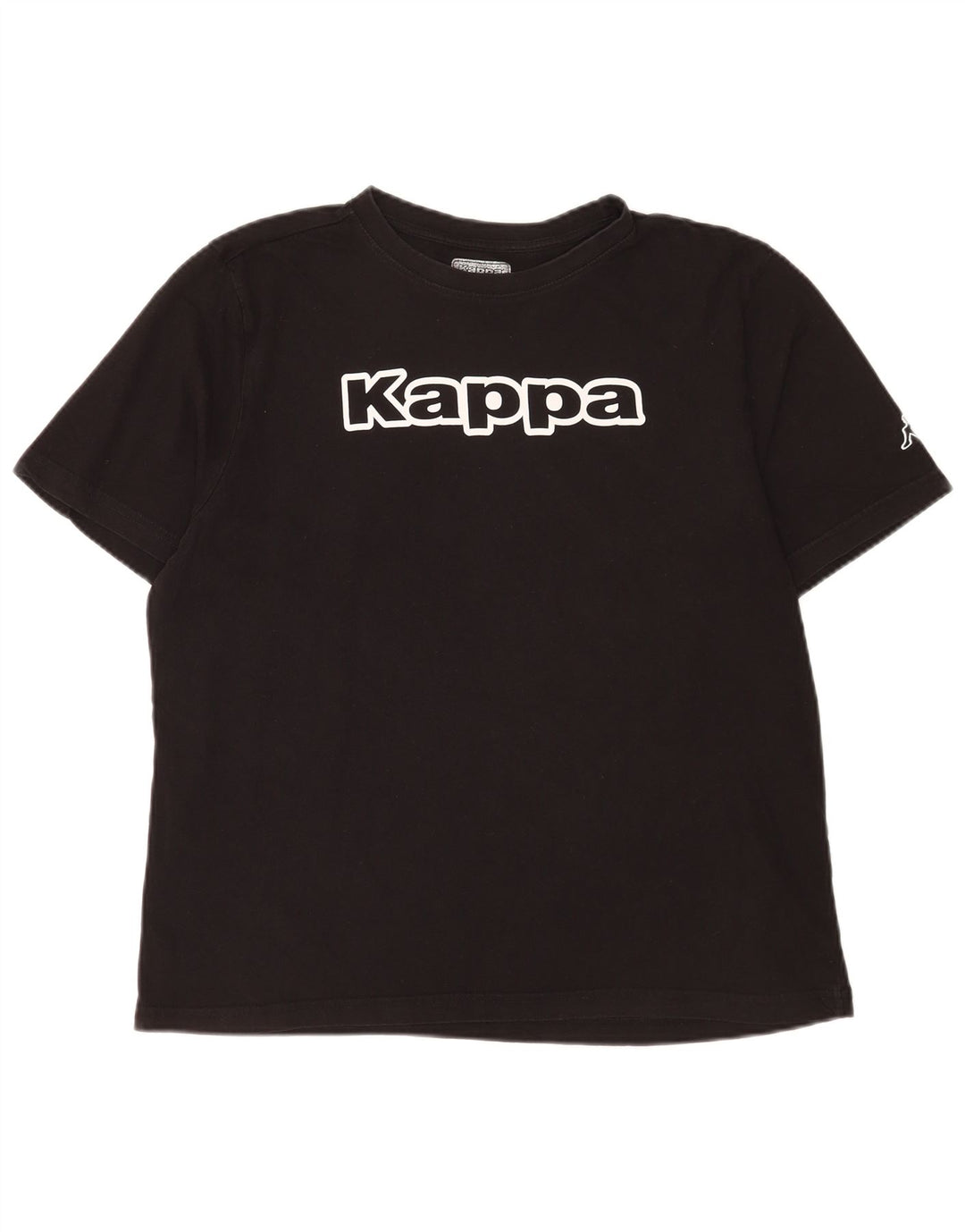 T-shirt grafica da uomo Kappa grande nera