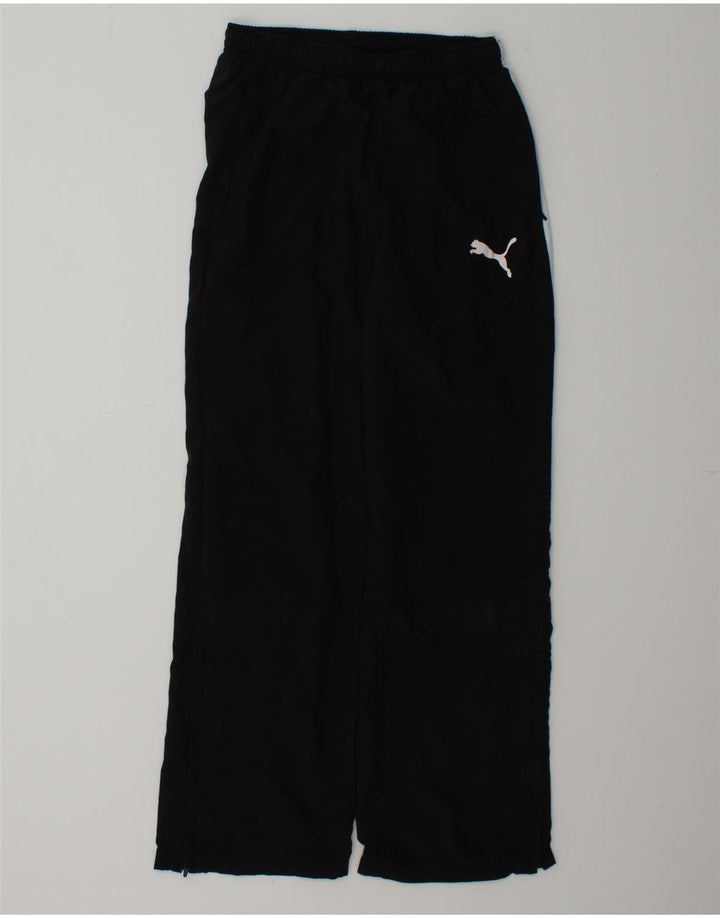 PUMA Boys Tracksuit Trousers 13-14 Years  Black Polyester Vintage Puma and Second-Hand Puma from Messina Hembry 