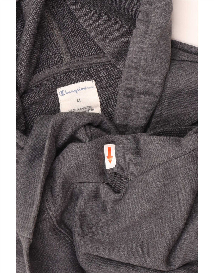 Champion Mens Graphic Hoodie Jumper Medium Grey