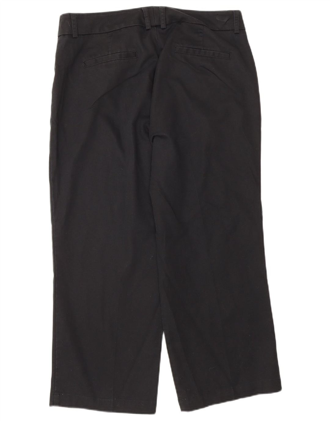DOCKERS Womens Ideal Fit Capri Trousers US 8 Medium W30  L22 Black