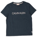 Calvin Klein Mens Graphic T-Shirt Top Medium Navy Blue Cotton