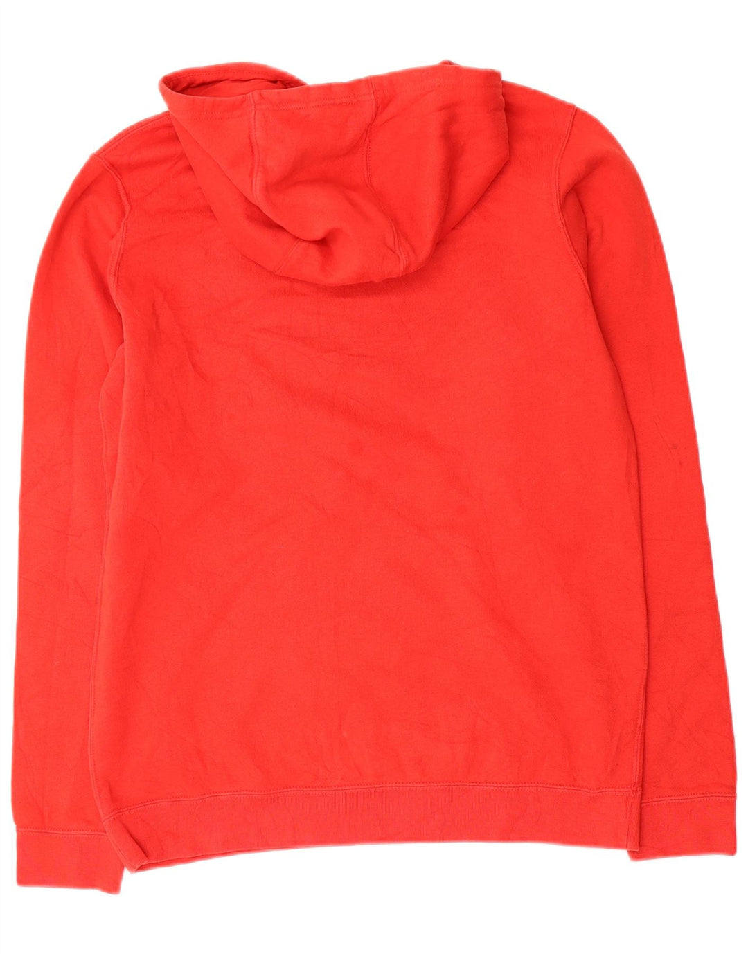 Nike Mens Hoodie Jumper Medium Red Polyester