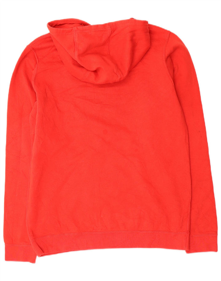 Nike Mens Hoodie Jumper Medium Red Polyester