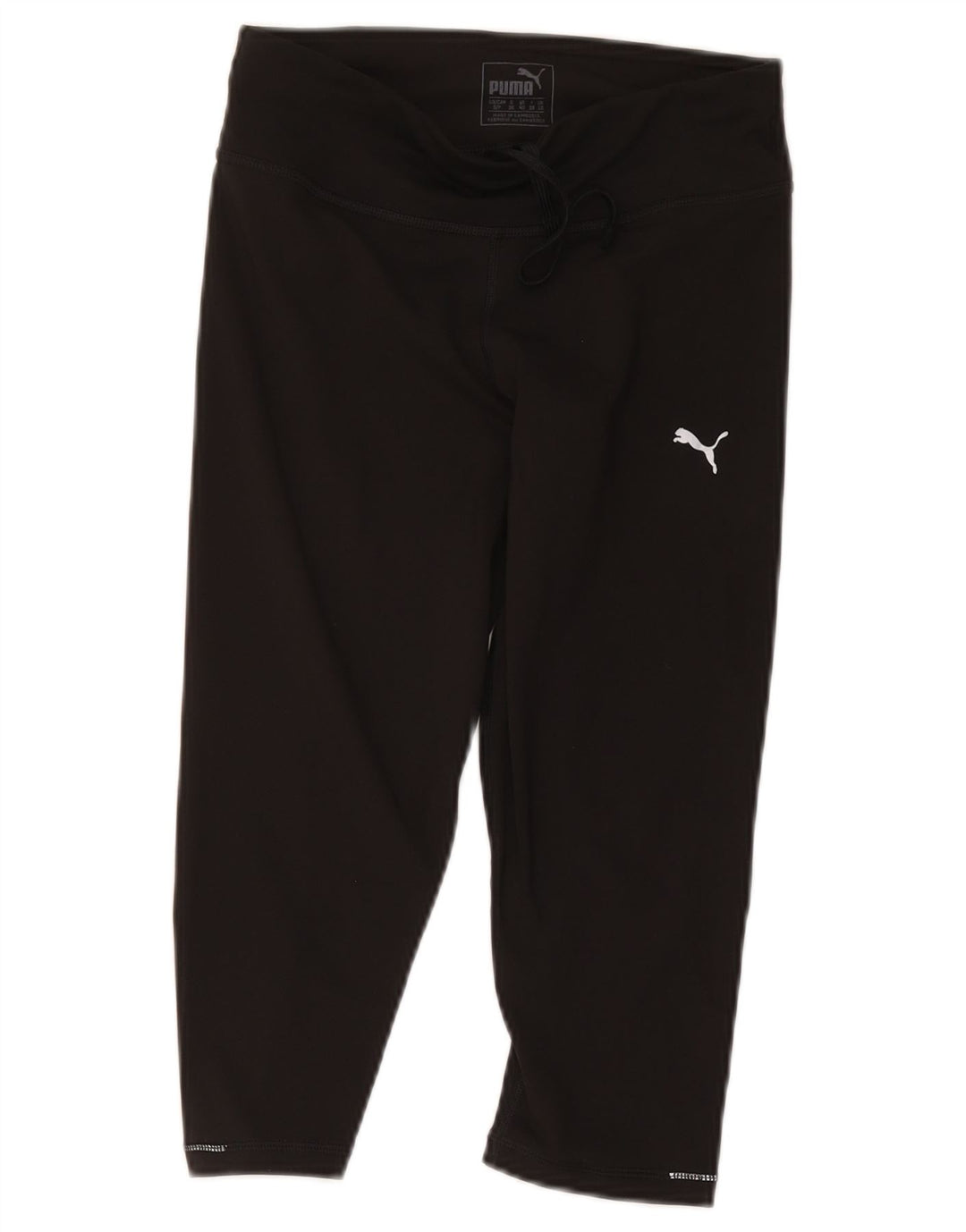 Pantaloni della tuta Puma da donna Capri UK 10 Small Nero Poliestere