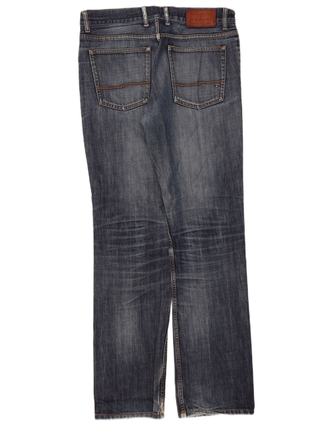 Tommy Hilfiger Mens Straight Jeans W32 L34 Blue Cotton