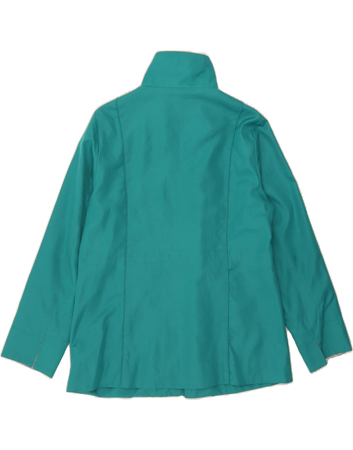 PACO BOUTIQUE Womens Rain Jacket UK 16 Large Turquoise Polyester Vintage Paco Boutique and Second-Hand Paco Boutique from Messina Hembry 