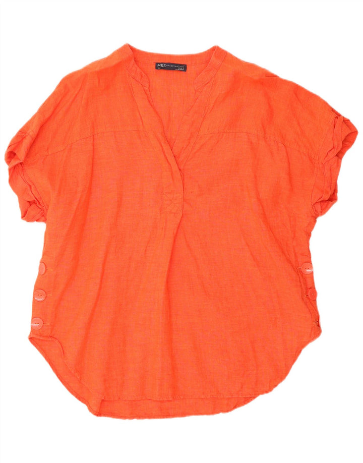 Marks & Spencer Γυναικεία Μπλούζα Τοπ UK 14 Large Orange