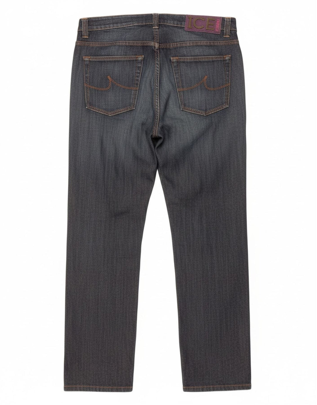 Iceberg Womens Slim Jeans W32 L32 Navy Blue Cotton