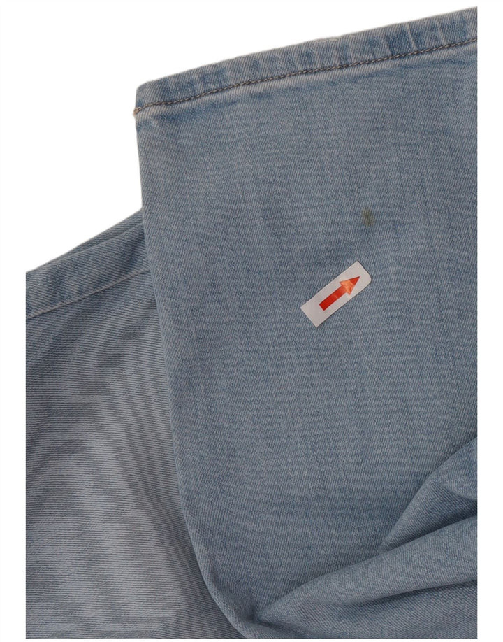 Wrangler Womens Strangler Slim Jeans W33 L29 Blue Cotton