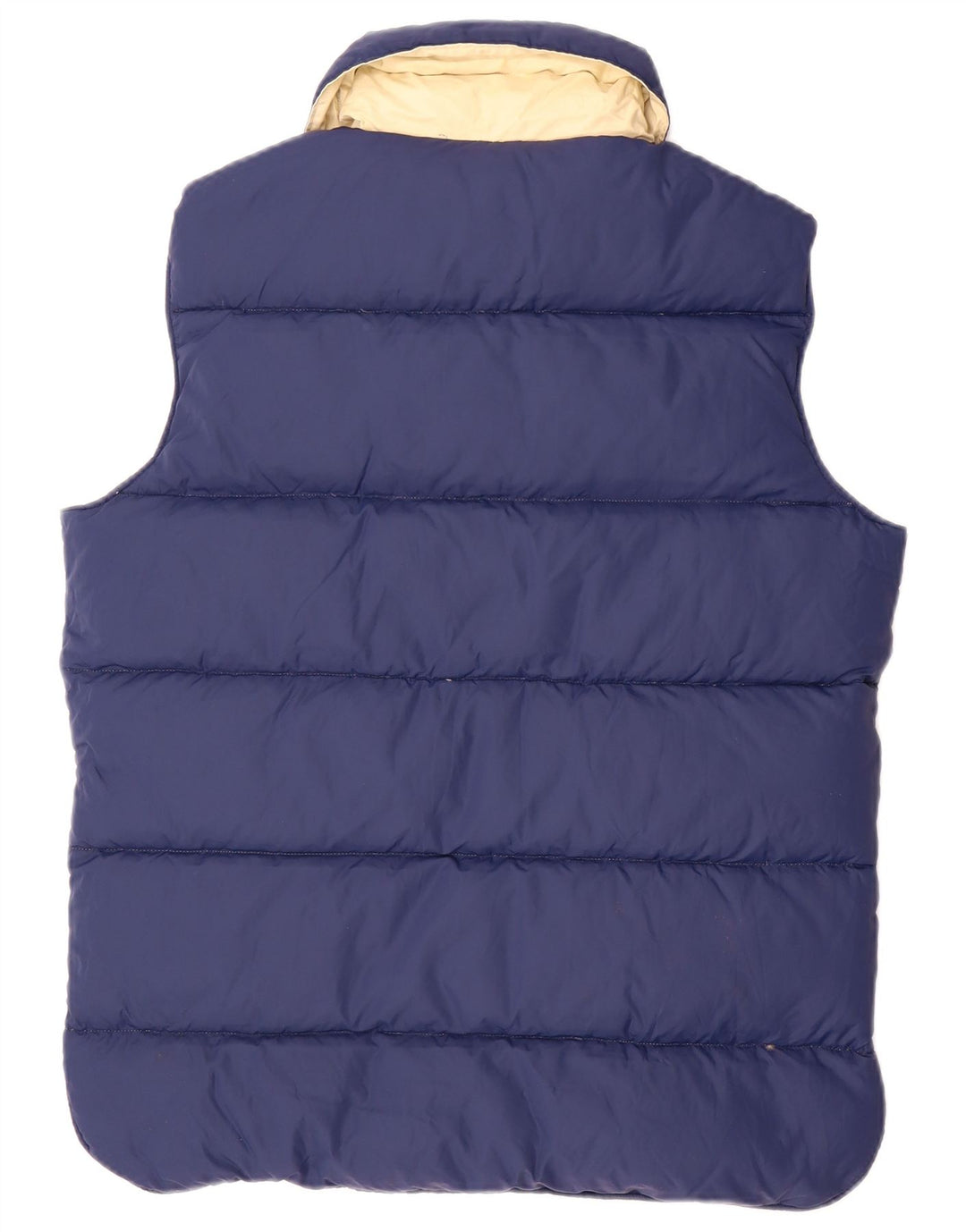 Dolomite Mens Reversible Padded Gilet UK 38 Medium Navy Blue Cotton