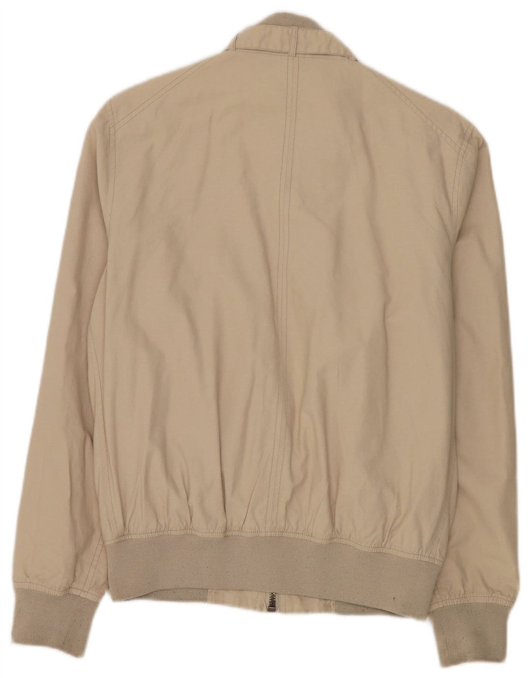 Schott Herre Military Bomber Jacket UK 38 Medium Beige Bomuld