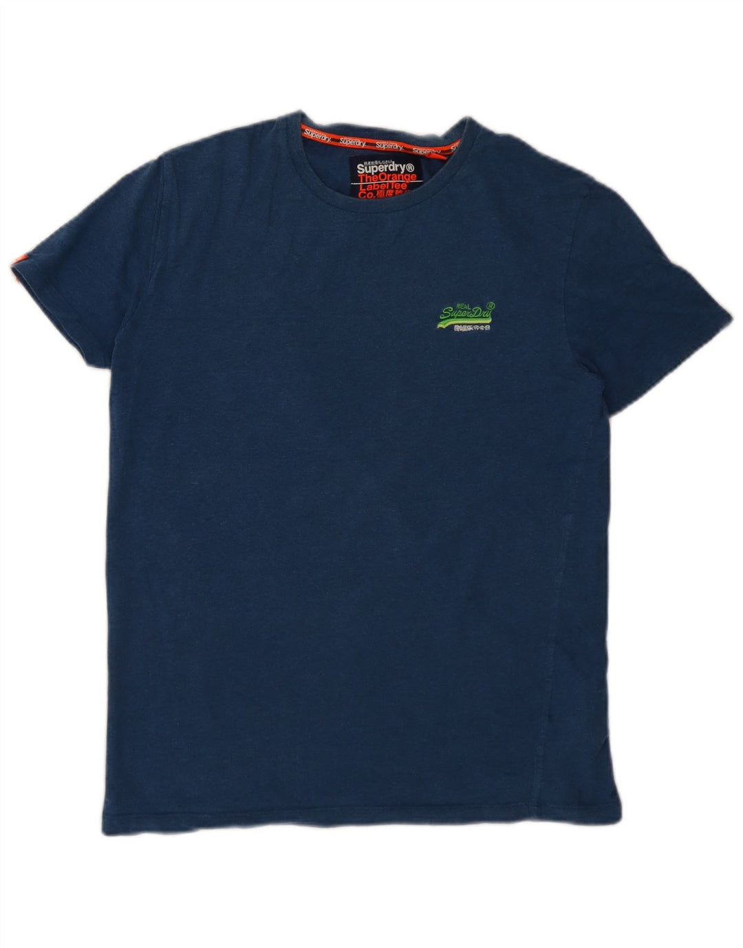 T-shirt męski Superdry, średni, granatowy, bawełniany
