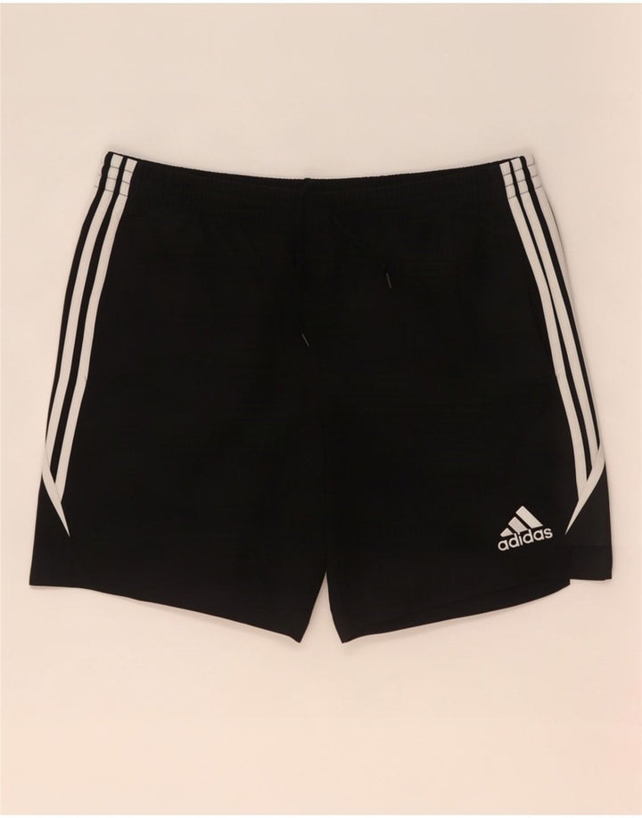 Adidas Short de sport pour homme Large Noir Colorblock Polyester