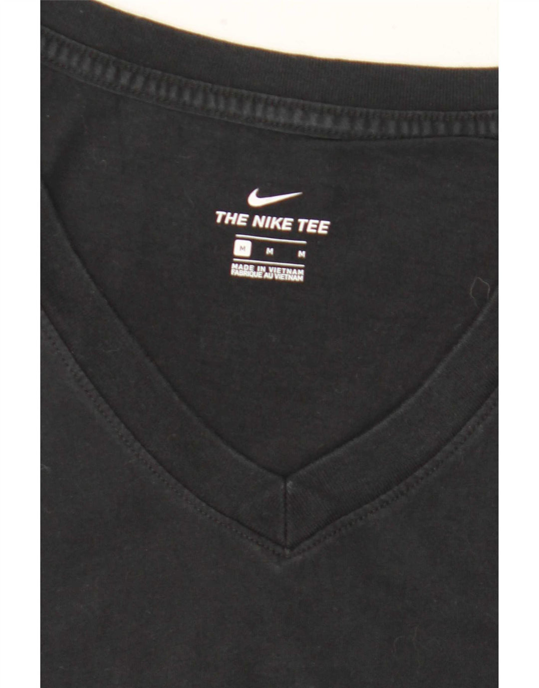 Nike Womens T-Shirt Top UK 12 Medium Black