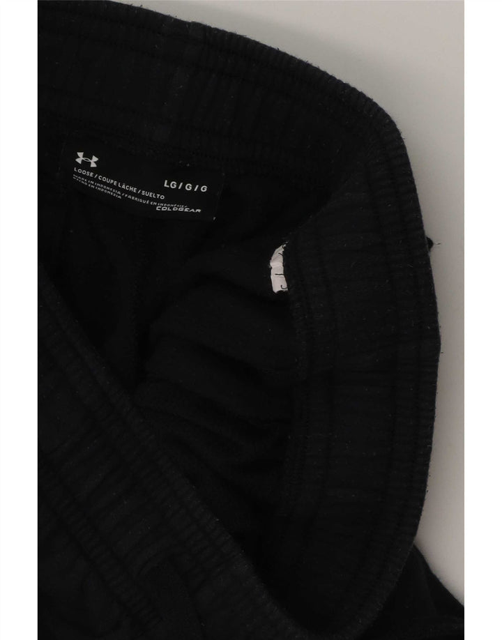 Under Armour Mens Cold Gear Tracksuit Trousers Large  Black Cotton