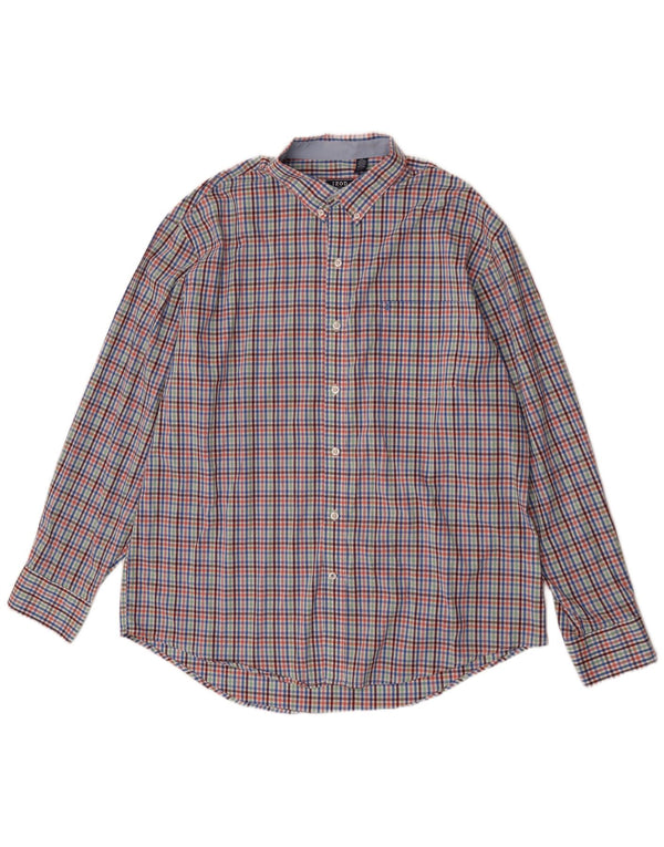 Chemise Homme Izod XL Coton Vichy Multicolore