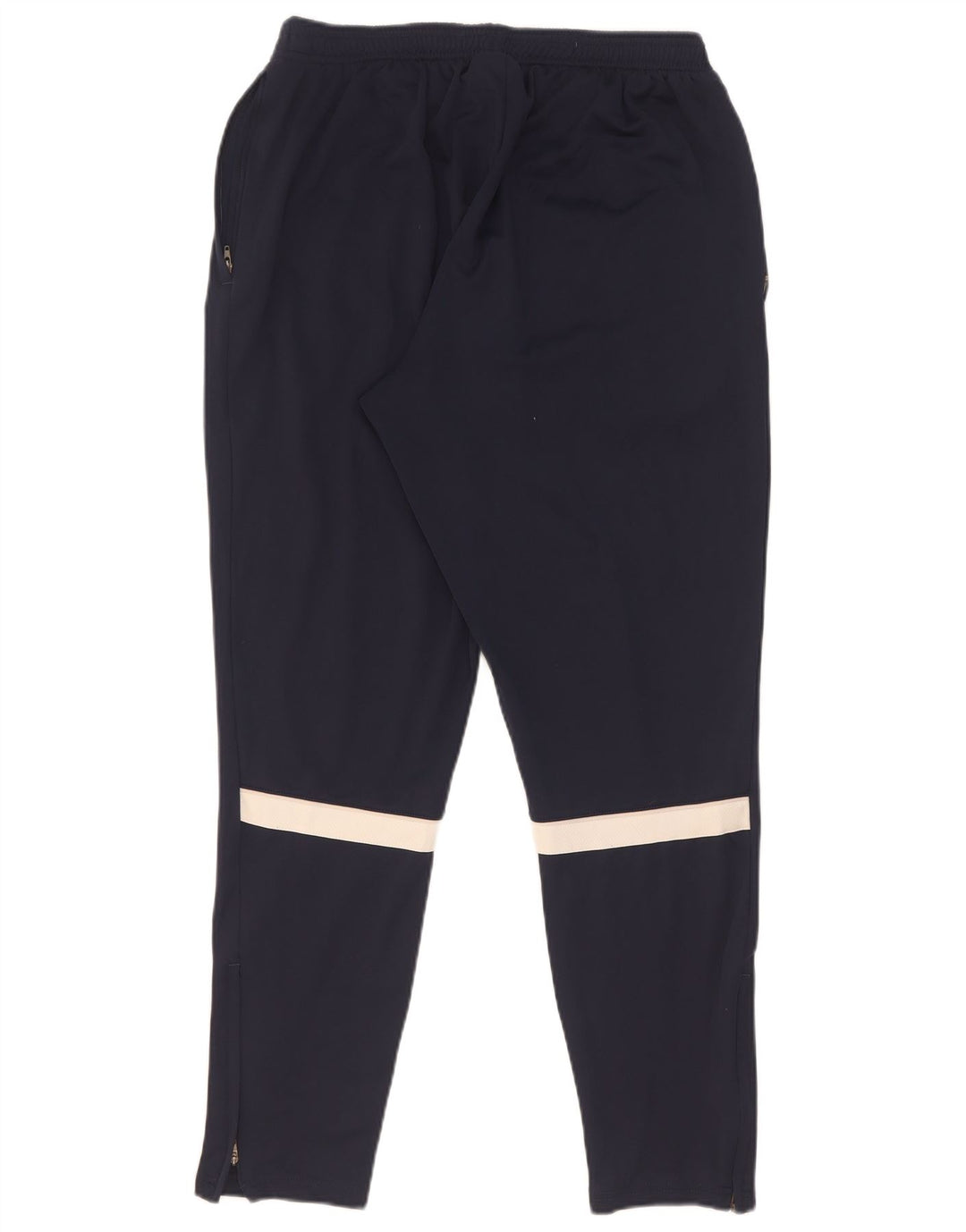 Nike Pantalon de survêtement Dri Fit pour homme Large en polyester color block bleu marine