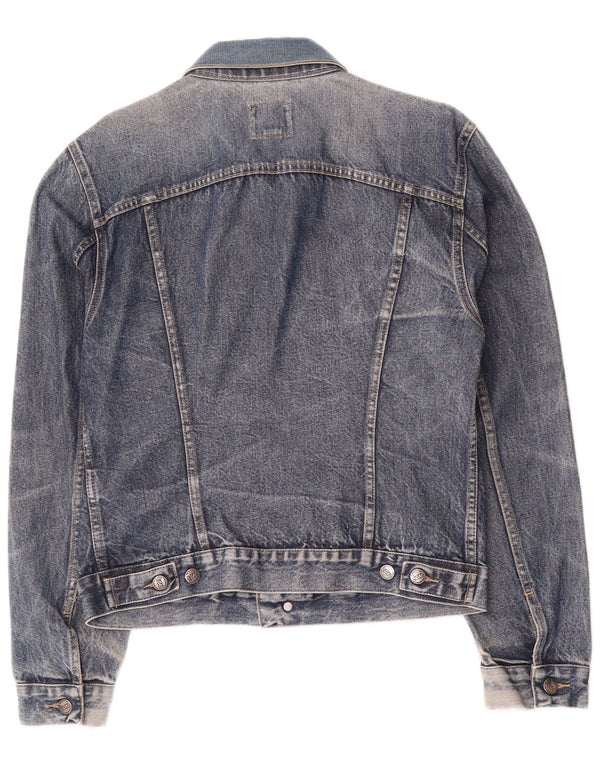 Gas Chaqueta vaquera para hombre UK 40 Grande Algodón azul