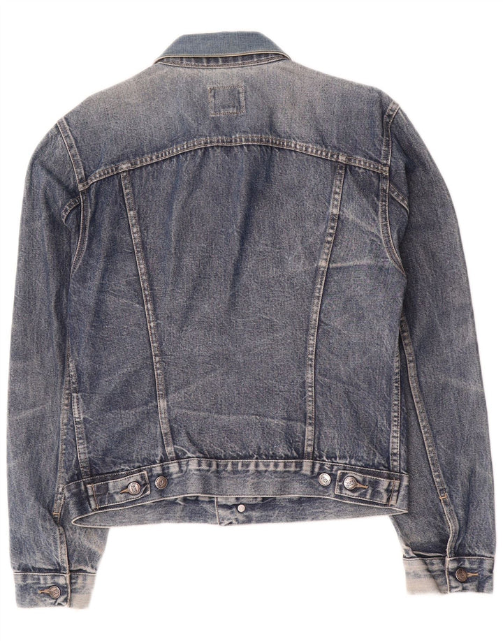 Giacca di jeans da uomo Gas UK 40 grande cotone blu