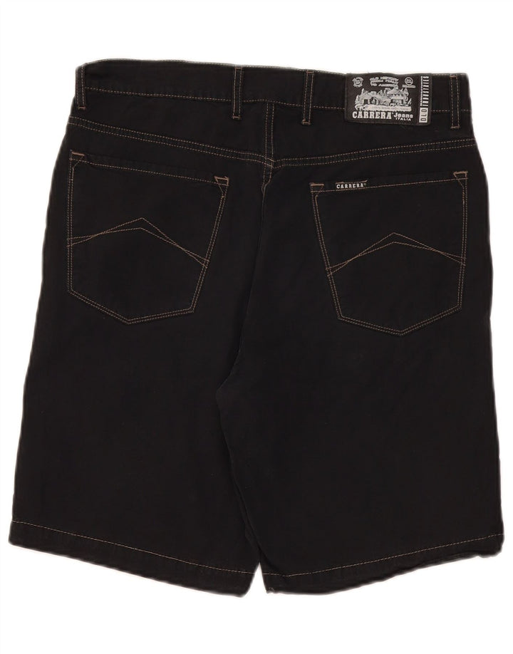 Carrera Mens Casual Shorts W32 Medium Black Cotton