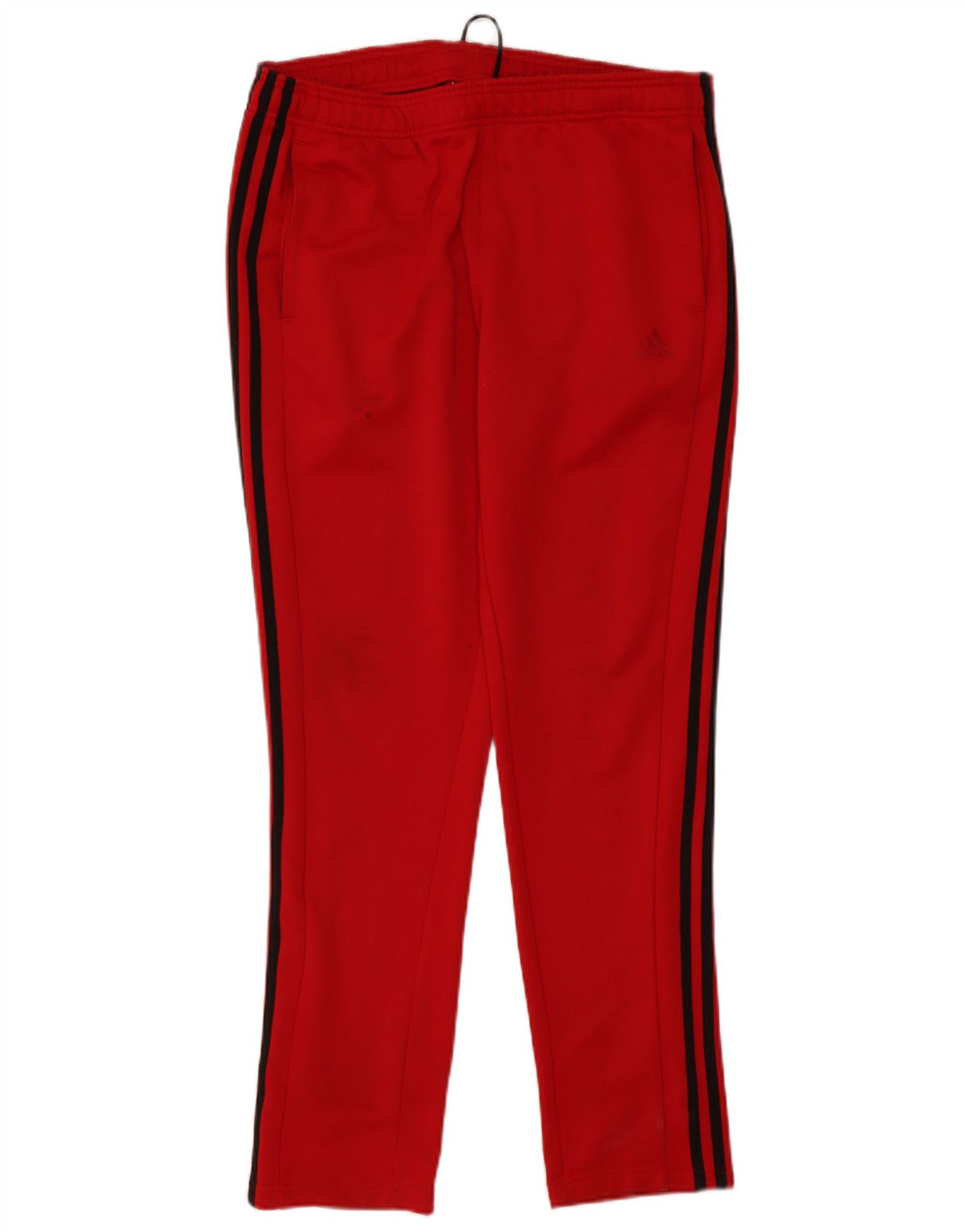 Adidas Mens Tracksuit Trousers UK 44/46 Large Red Polyester