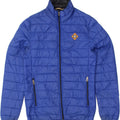 JACK & JONES Mens Padded Jacket UK 36 Small Blue Nylon Vintage Jack & Jones and Second-Hand Jack & Jones from Messina Hembry 