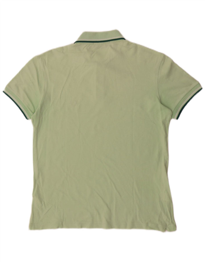 Fred Perry Mens Light and Stretch Polo Shirt Medium Green Cotton