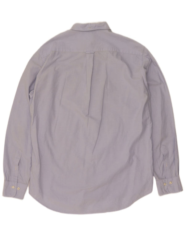 Gant Camicia da uomo vestibilità regolare taglia 41/42 16 1/2 grande cotone blu