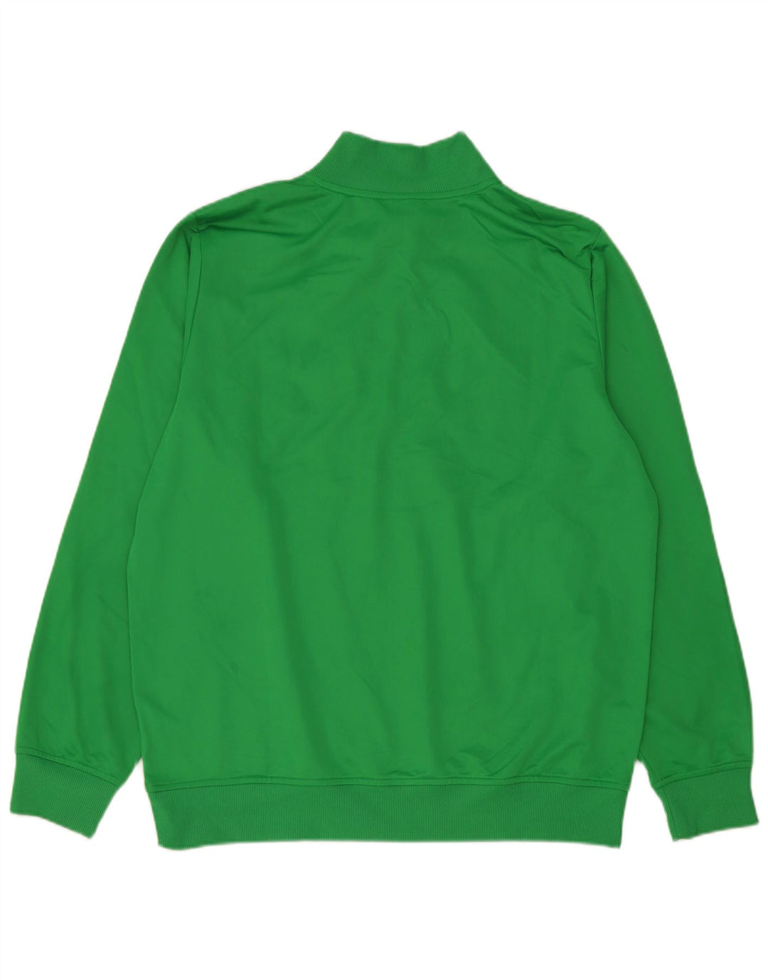 Umbro Herre Grafisk Zip Neck Sweatshirt Jumper Large Grøn Polyester