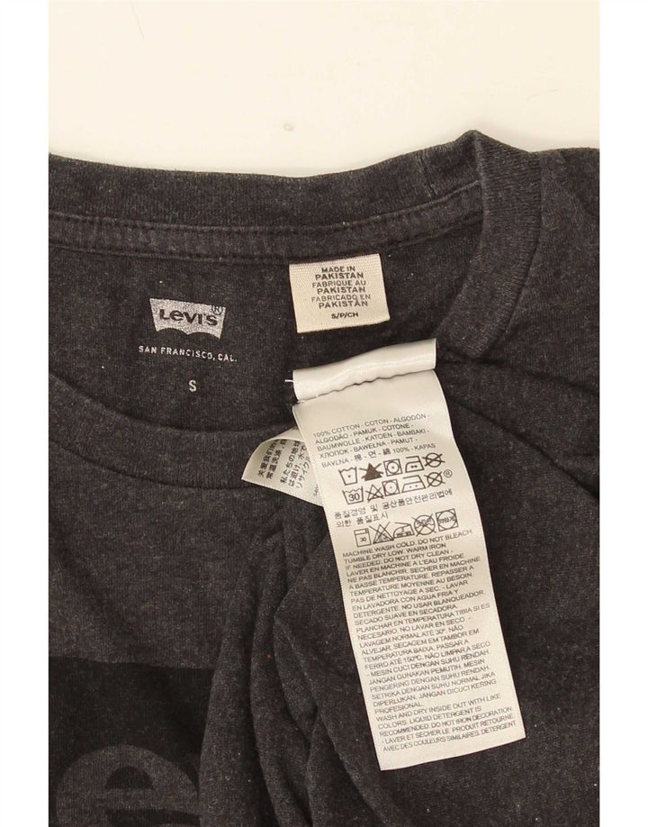 Levi's T-Shirt Graphique Homme Petit Gris Moucheté Coton