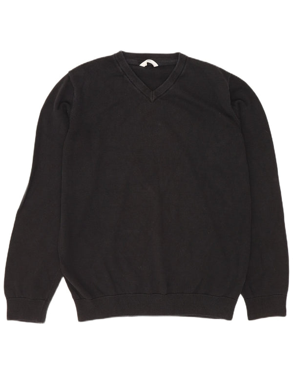 Marks & Spencer Boys V-hals sweater 14-15 år Sort bomuld